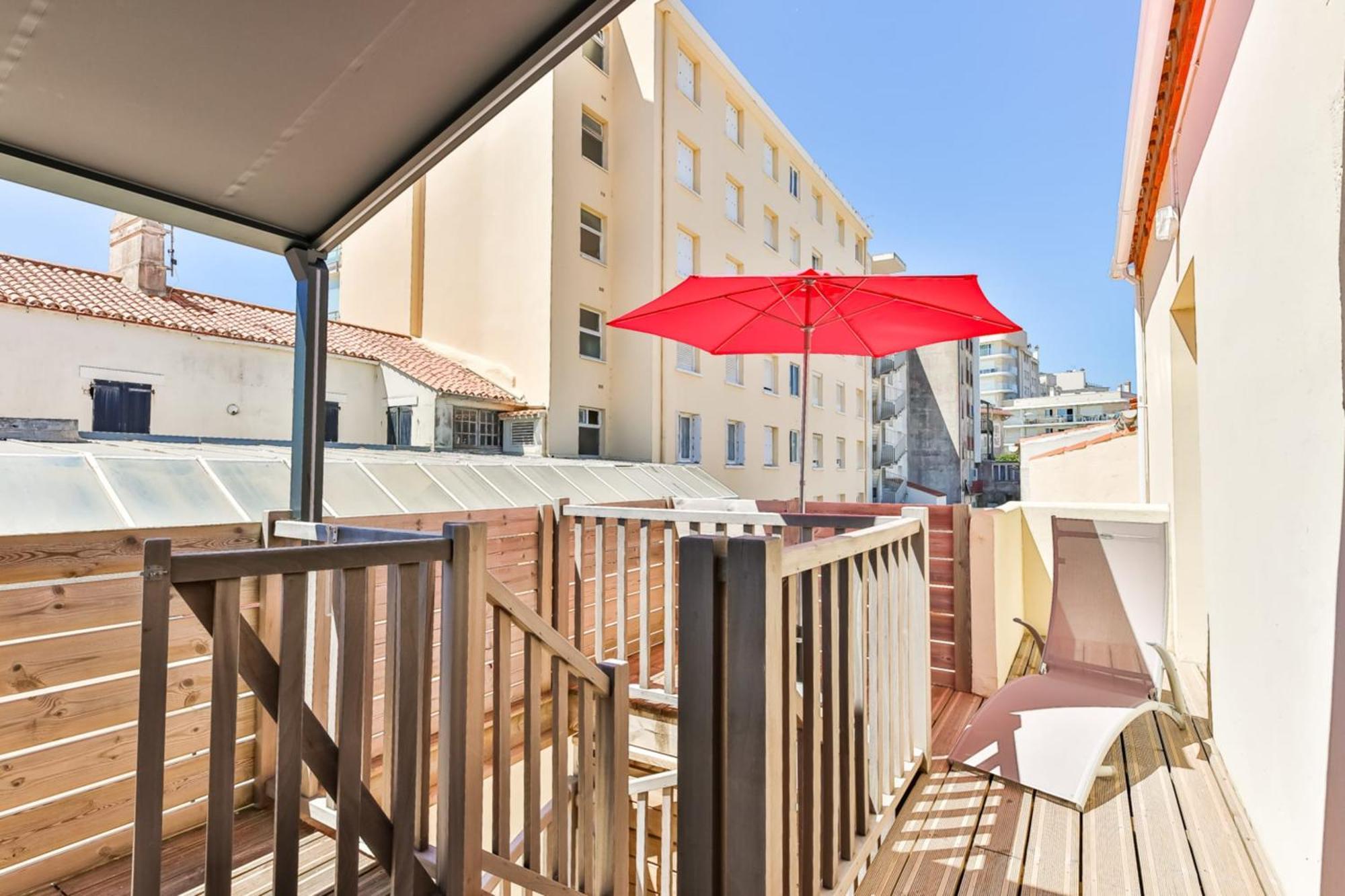 Cote Plage - Vue Mer - Terrasse 圣让-德蒙 外观 照片